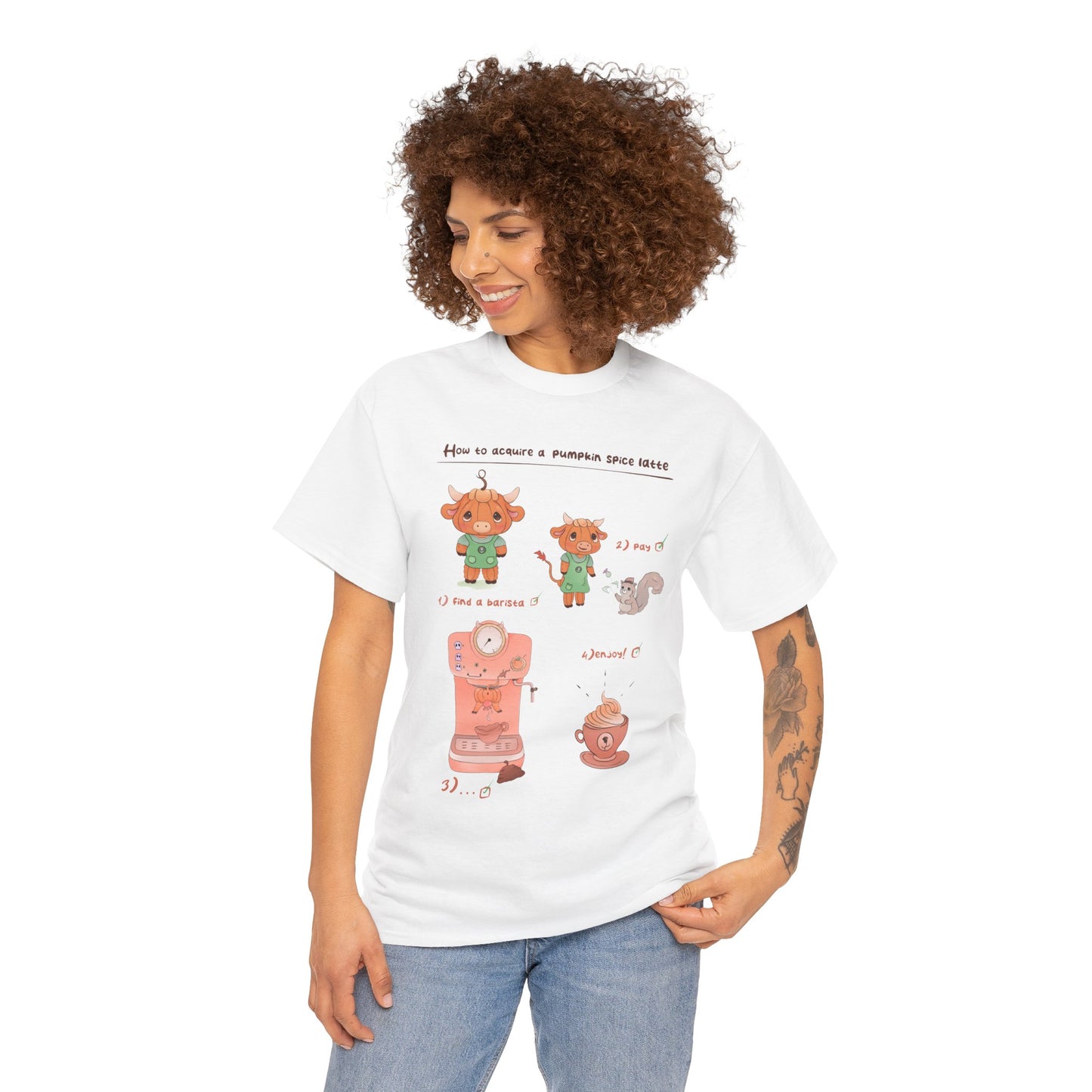 Pumpkin spice Unisex Heavy Cotton Tee