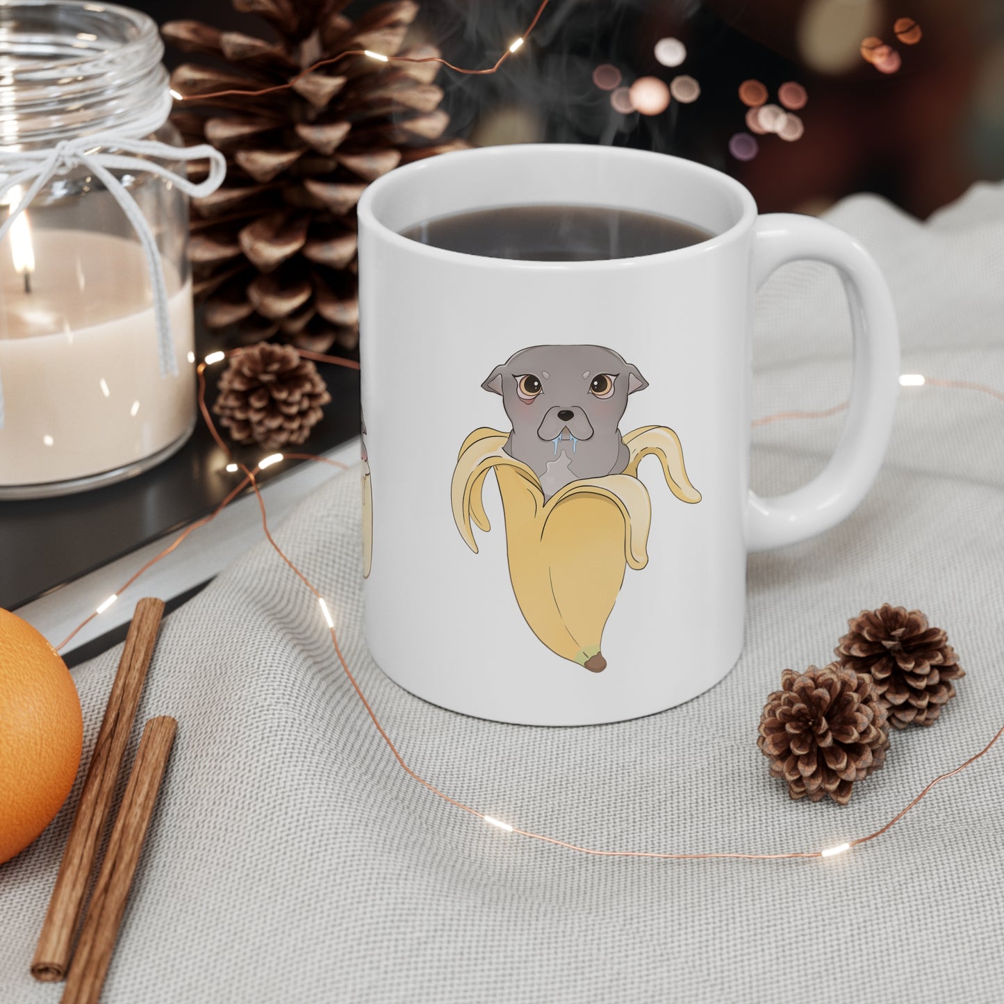 Banana bully Ceramic Coffee Cups, 11oz, 15oz