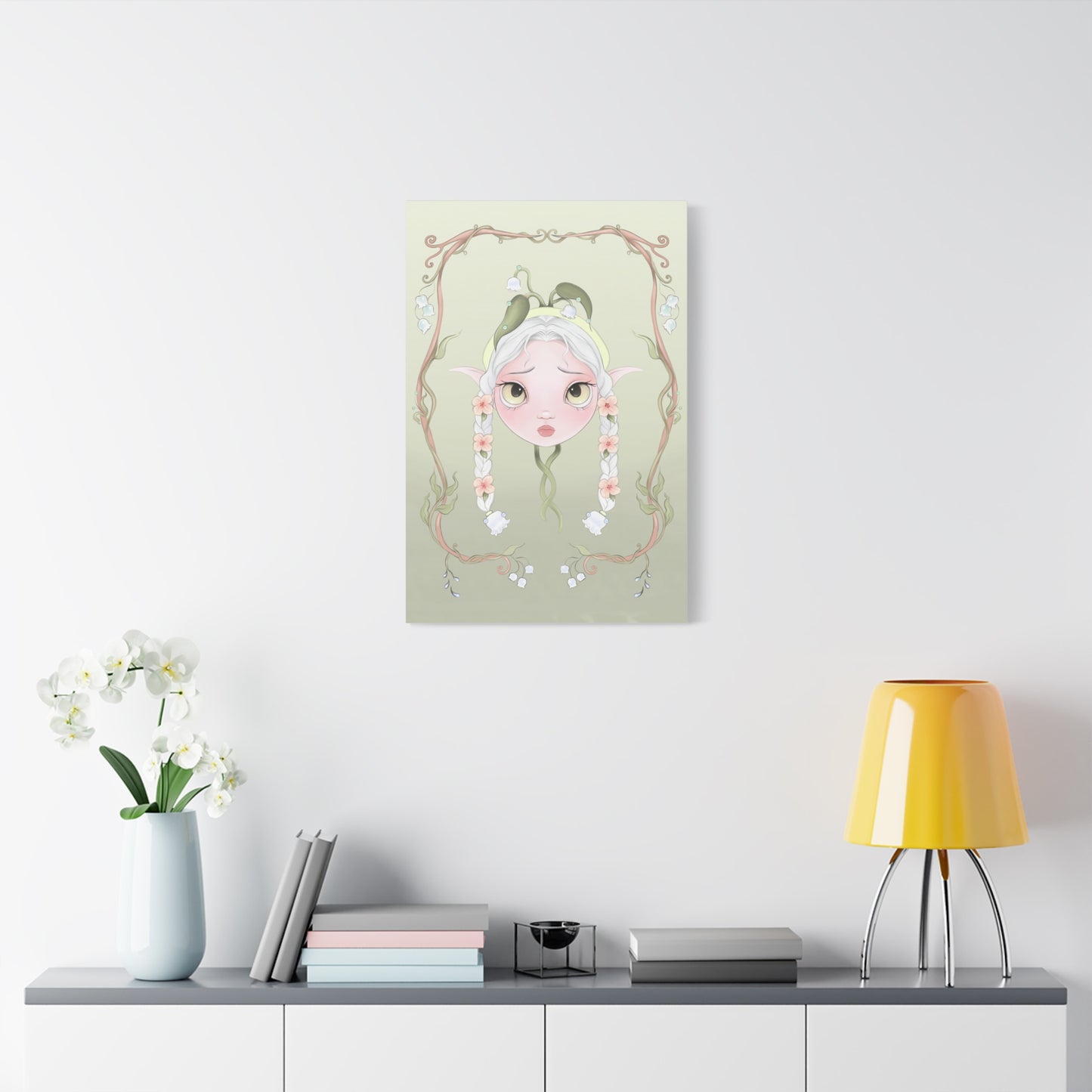 Lily of the valley Matte Canvas, Stretched, 1.25"