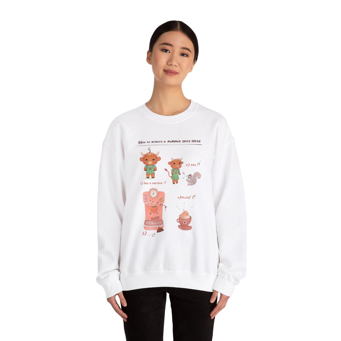 Pumpkin spice Unisex Heavy Blend™ Crewneck Sweatshirt