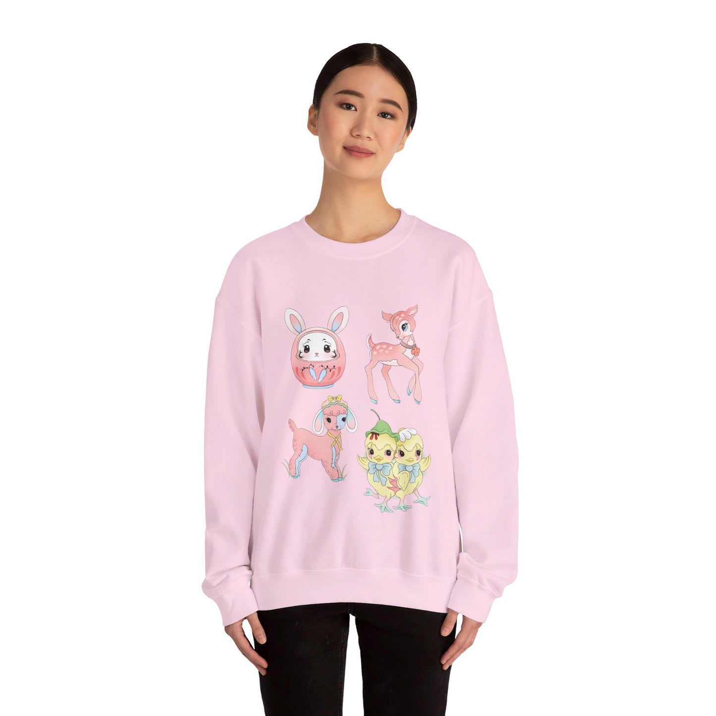 Creepy Easter Unisex Heavy Blend™ Crewneck Sweatshirt