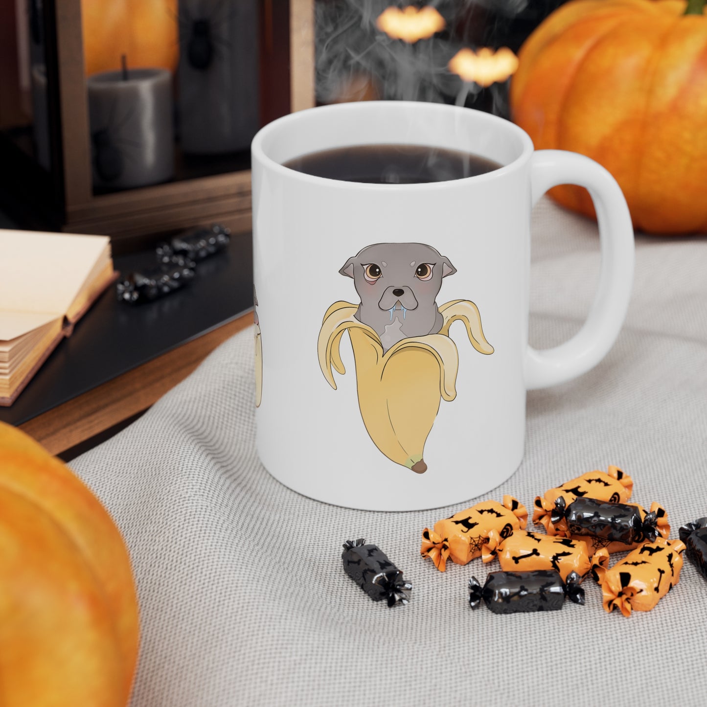 Banana bully Ceramic Coffee Cups, 11oz, 15oz