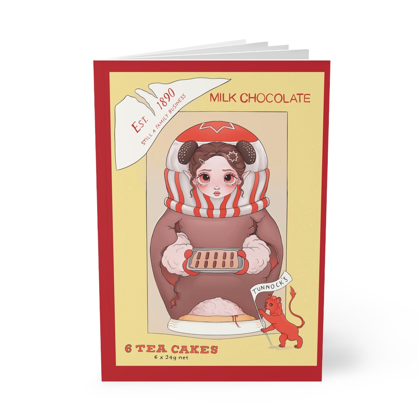 Biscuit gore Softcover Notebook, A5