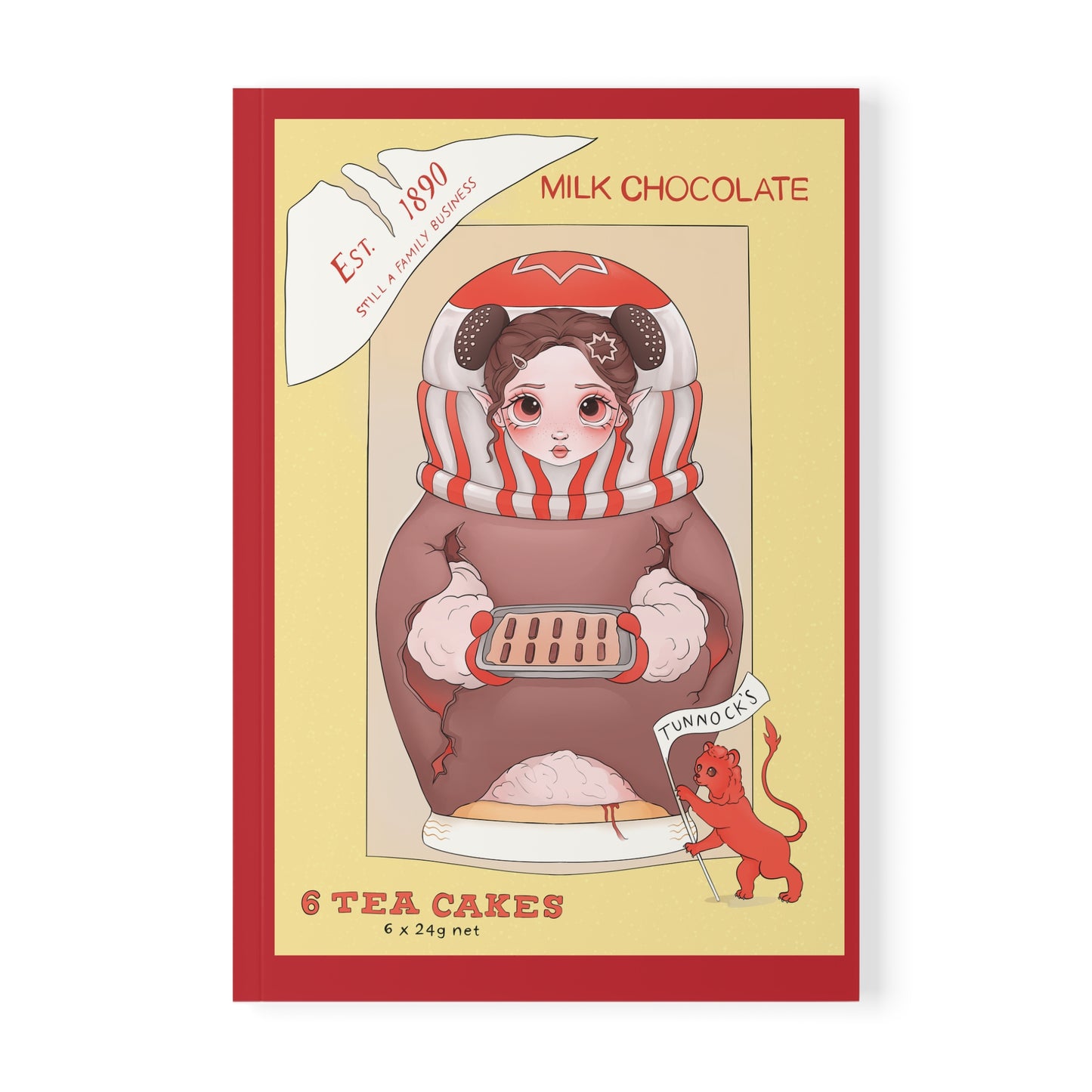 Biscuit gore Softcover Notebook, A5